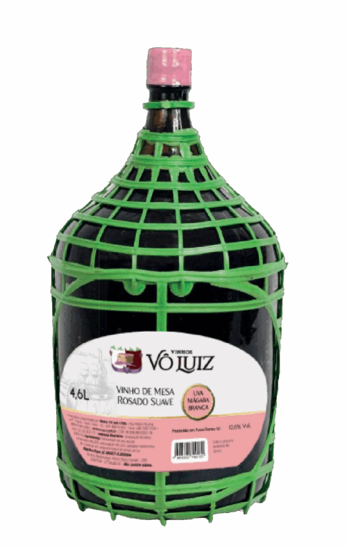 Vinho de Mesa Rosado Suave 4,600ml