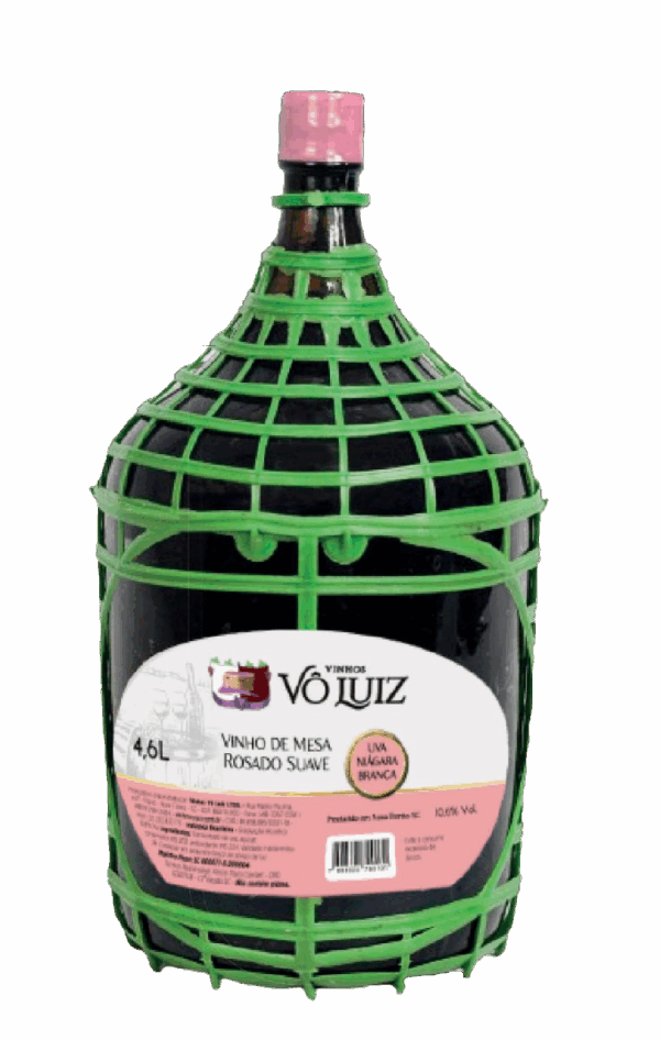 Vinho de Mesa Rosado Suave 4,600ml