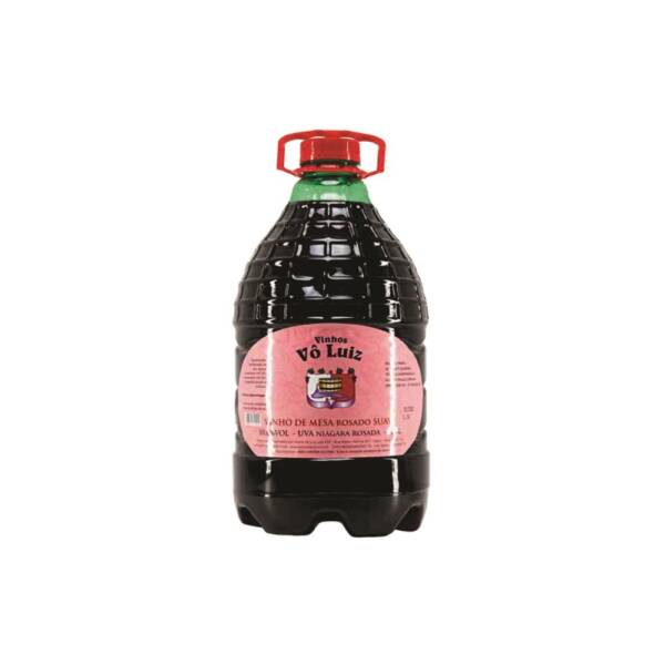 Vinho de Mesa Rosado Suave 4,600ml PET