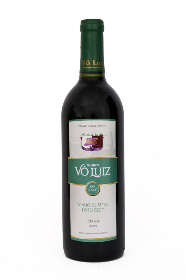 Vinho de Mesa Tinto Seco 750ml