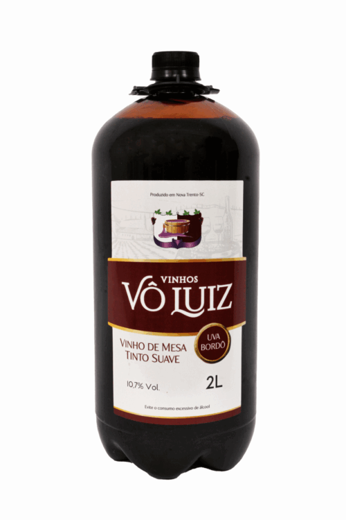 Vinho de Mesa Tinto Suave 2 Litros PET