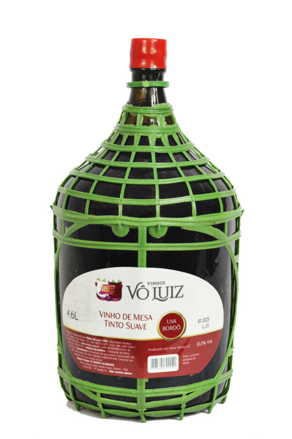 Vinho de Mesa Tinto Suave 4,600ml