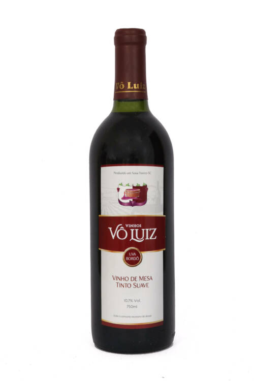 Vinho de Mesa Tinto Suave 750ml